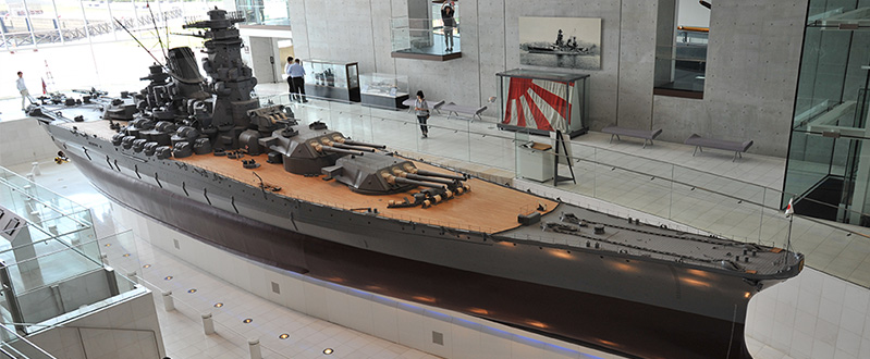 大和ミュージアム内1F 10分の１戦艦「大和」